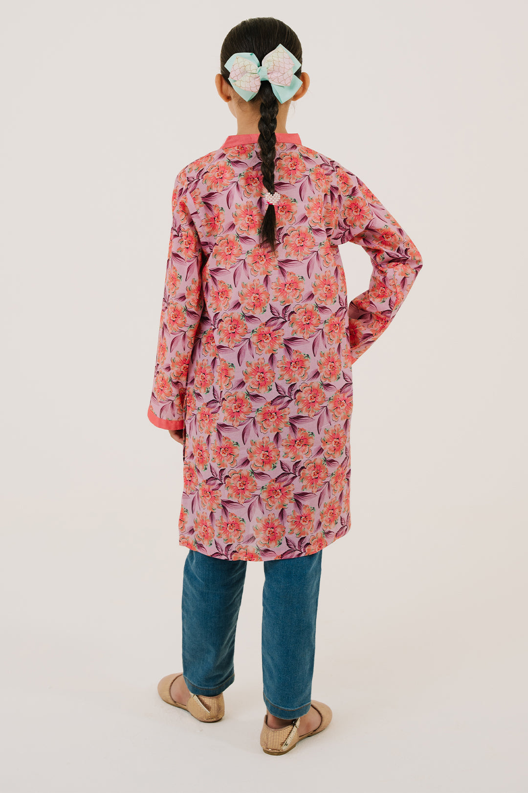 Zellbury Girls | 1 Piece Lawn | Kurta - 1437 -  Zellbury Girls Essential Pret - Original Designer Dress - House of Maryam