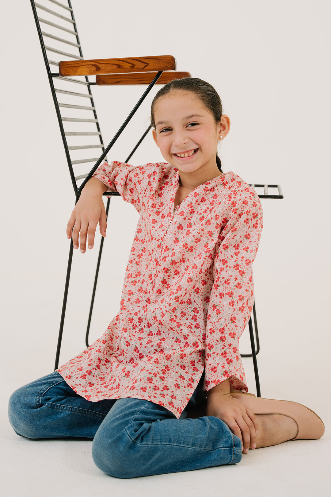 Zellbury Girls | 1 Piece Lawn | Kurta - 1439 -  Zellbury Girls Essential Pret - Original Designer Dress - House of Maryam