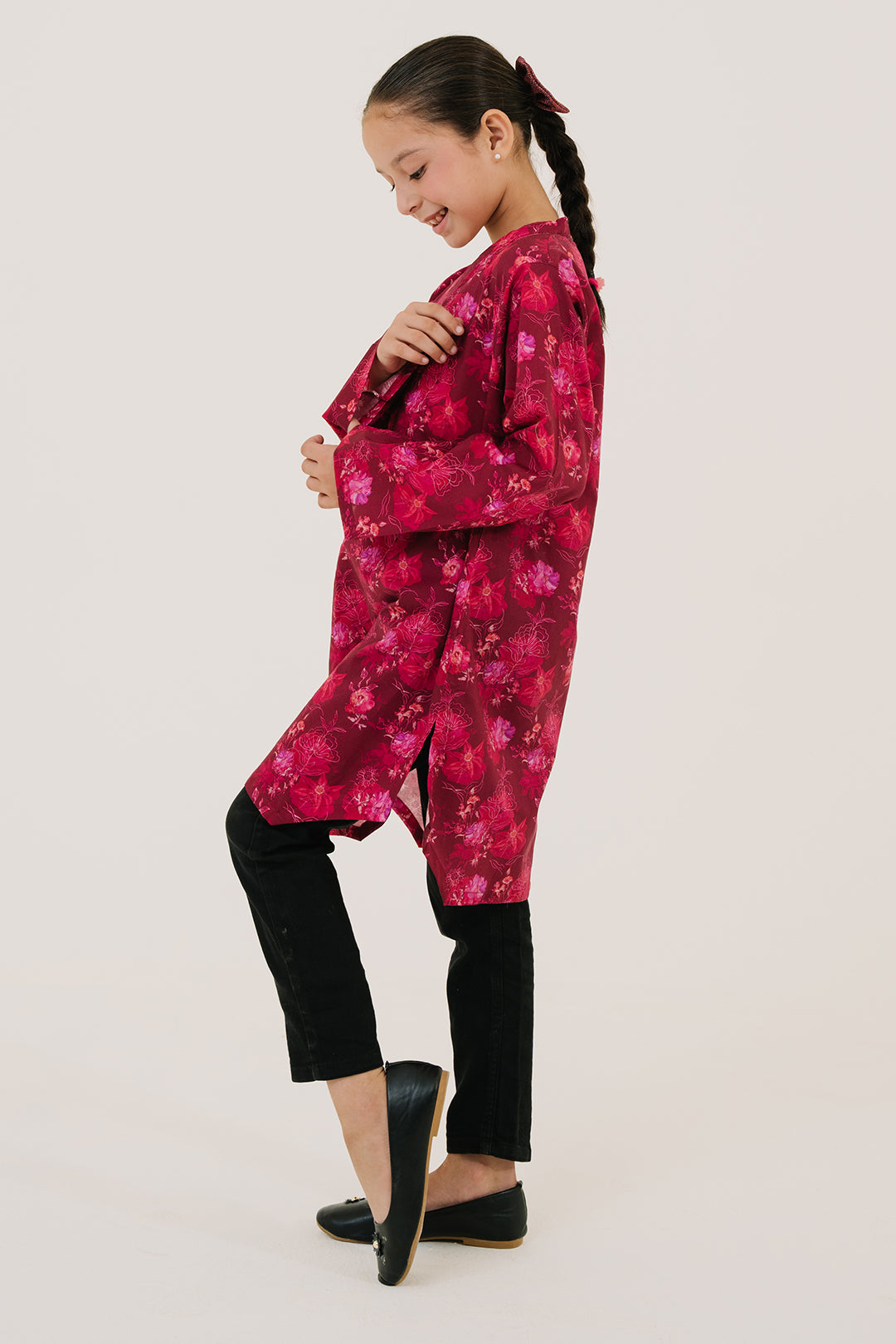 Zellbury Girls | 1 Piece Lawn | Kurta - 1440 -  Zellbury Girls Essential Pret - Original Designer Dress - House of Maryam