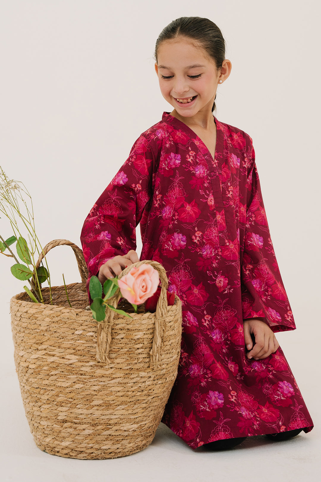 Zellbury Girls | 1 Piece Lawn | Kurta - 1440 -  Zellbury Girls Essential Pret - Original Designer Dress - House of Maryam