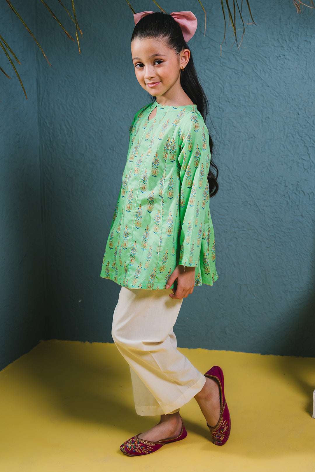 Zellbury Girls | 1 Piece Lawn | Kurta - 1443 -  Zellbury Girls Essential Pret - Original Designer Dress - House of Maryam