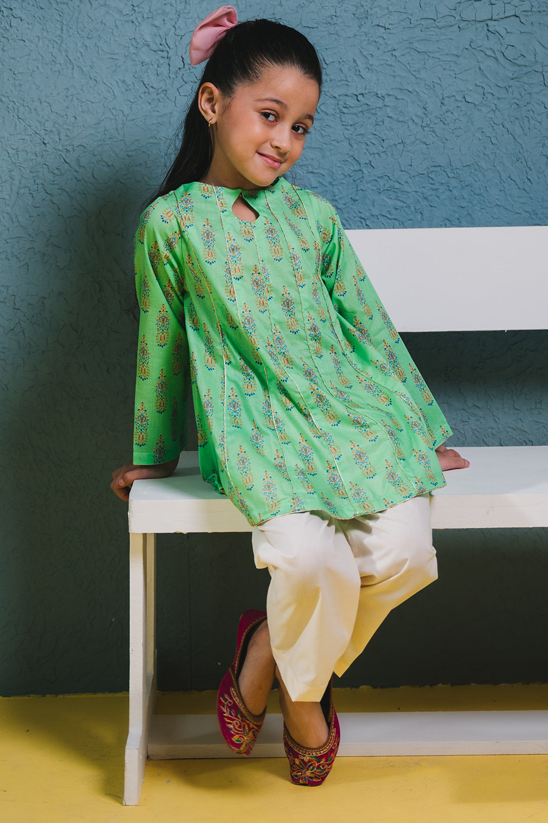 Zellbury Girls | 1 Piece Lawn | Kurta - 1443 -  Zellbury Girls Essential Pret - Original Designer Dress - House of Maryam