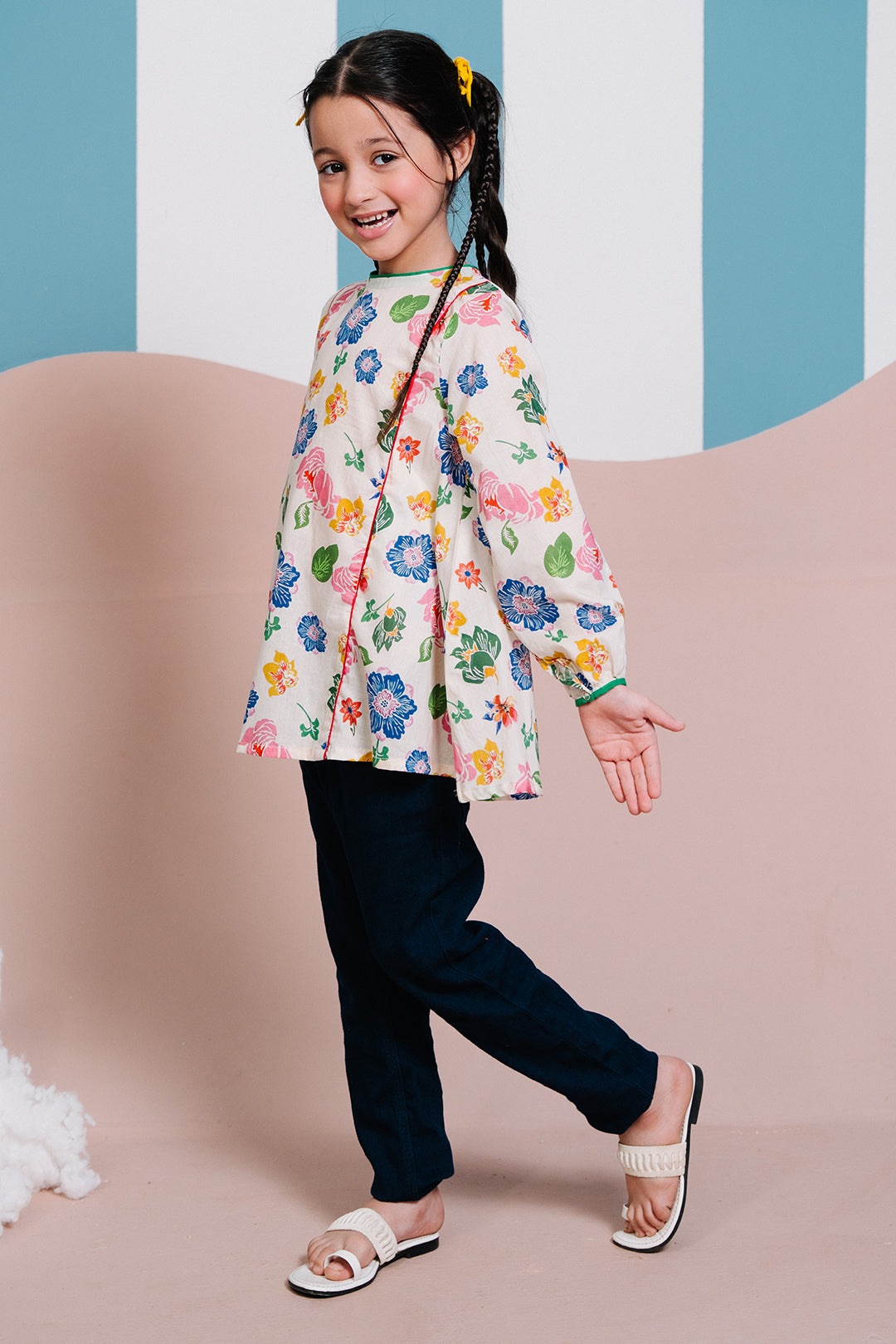 Zellbury Girls | 1 Piece Lawn | Kurta - 1445 -  Zellbury Girls Essential Pret - Original Designer Dress - House of Maryam