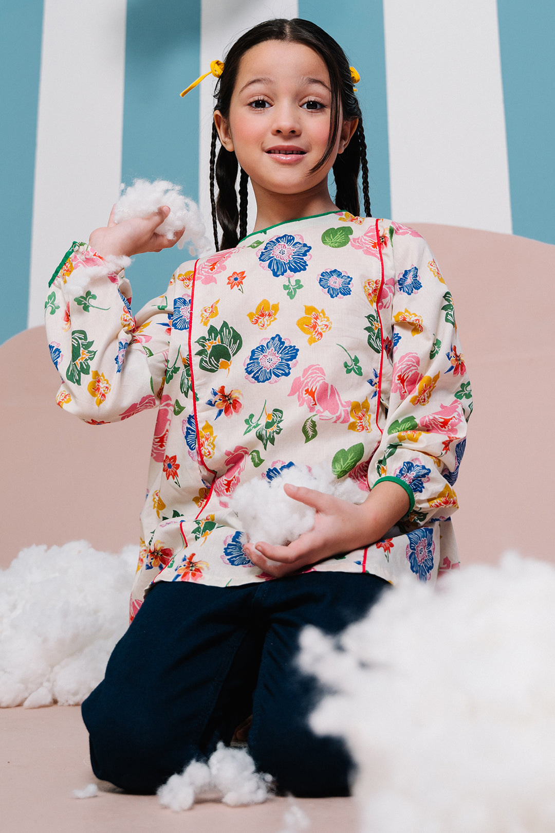 Zellbury Girls | 1 Piece Lawn | Kurta - 1445 -  Zellbury Girls Essential Pret - Original Designer Dress - House of Maryam