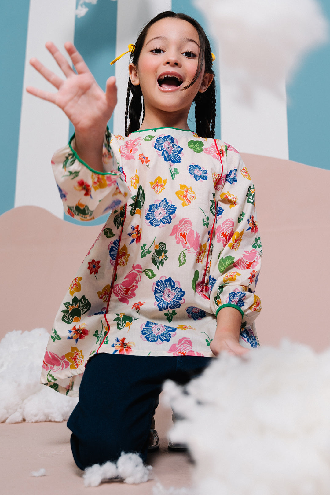 Zellbury Girls | 1 Piece Lawn | Kurta - 1445 -  Zellbury Girls Essential Pret - Original Designer Dress - House of Maryam