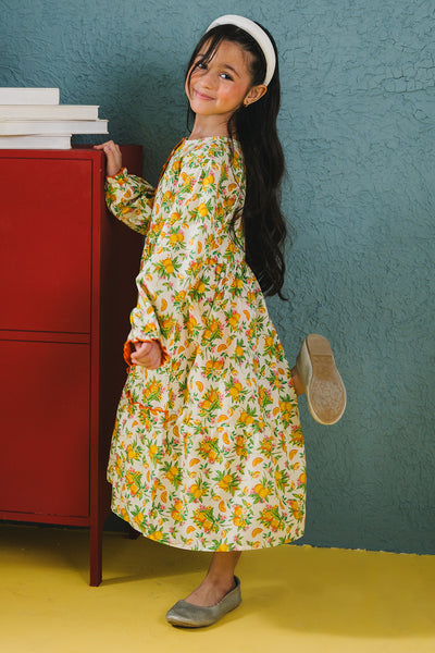 Zellbury Girls | 1 Piece Lawn | Kurta - 1447 -  Zellbury Girls Essential Pret - Original Designer Dress - House of Maryam
