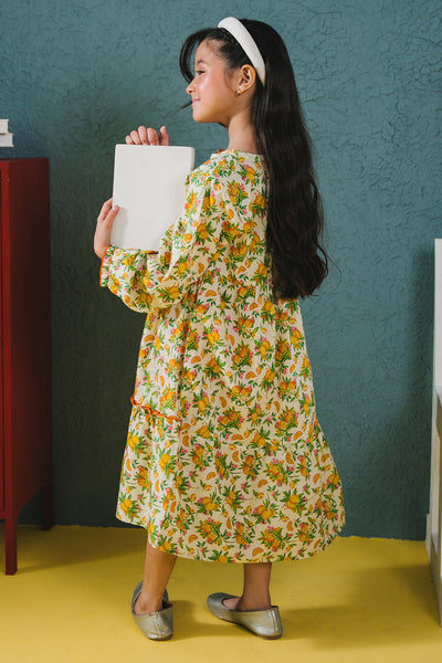 Zellbury Girls | 1 Piece Lawn | Kurta - 1447 -  Zellbury Girls Essential Pret - Original Designer Dress - House of Maryam