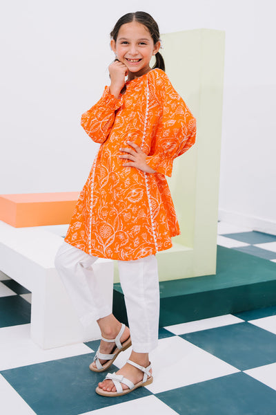 Zellbury Girls | 1 Piece Lawn | Kurta - 1448 -  Zellbury Girls Essential Pret - Original Designer Dress - House of Maryam