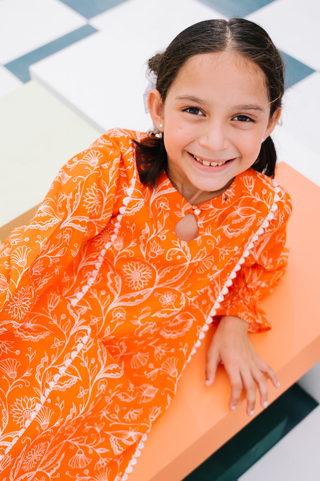 Zellbury Girls | 1 Piece Lawn | Kurta - 1448 -  Zellbury Girls Essential Pret - Original Designer Dress - House of Maryam