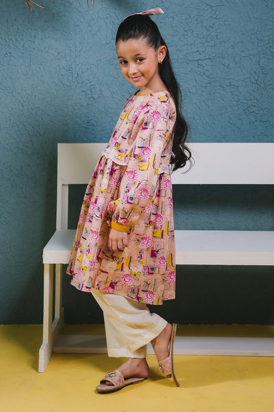 Zellbury Girls | 1 Piece Lawn | Embroidered Kurta - 1452 -  Zellbury Girls Essential Pret - Original Designer Dress - House of Maryam