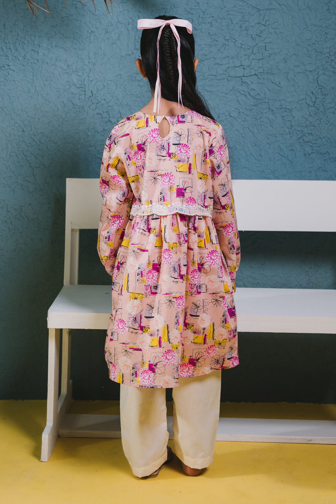 Zellbury Girls | 1 Piece Lawn | Embroidered Kurta - 1452 -  Zellbury Girls Essential Pret - Original Designer Dress - House of Maryam