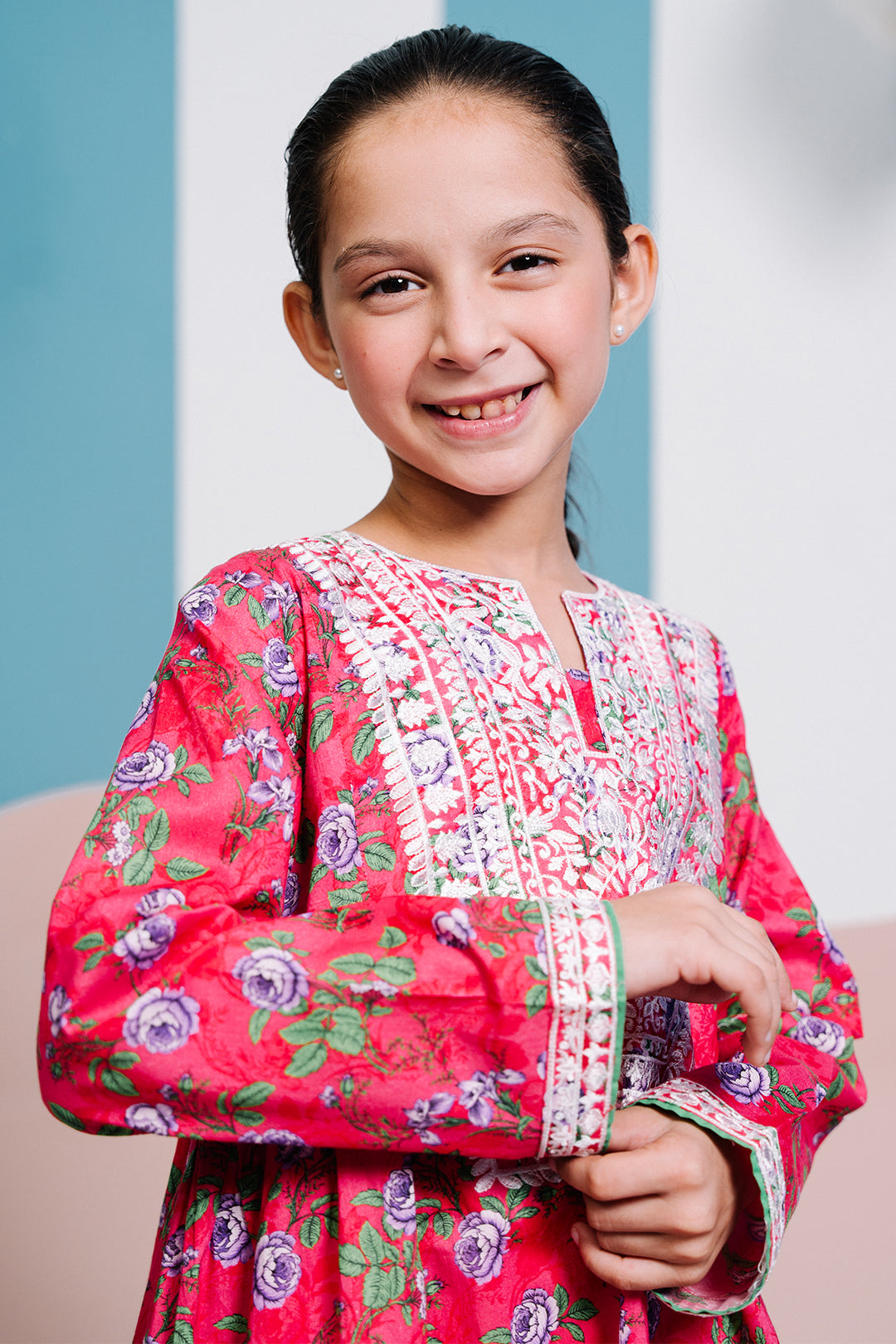 Zellbury Girls | 1 Piece Lawn | Embroidered Kurta - 1453 -  Zellbury Girls Essential Pret - Original Designer Dress - House of Maryam