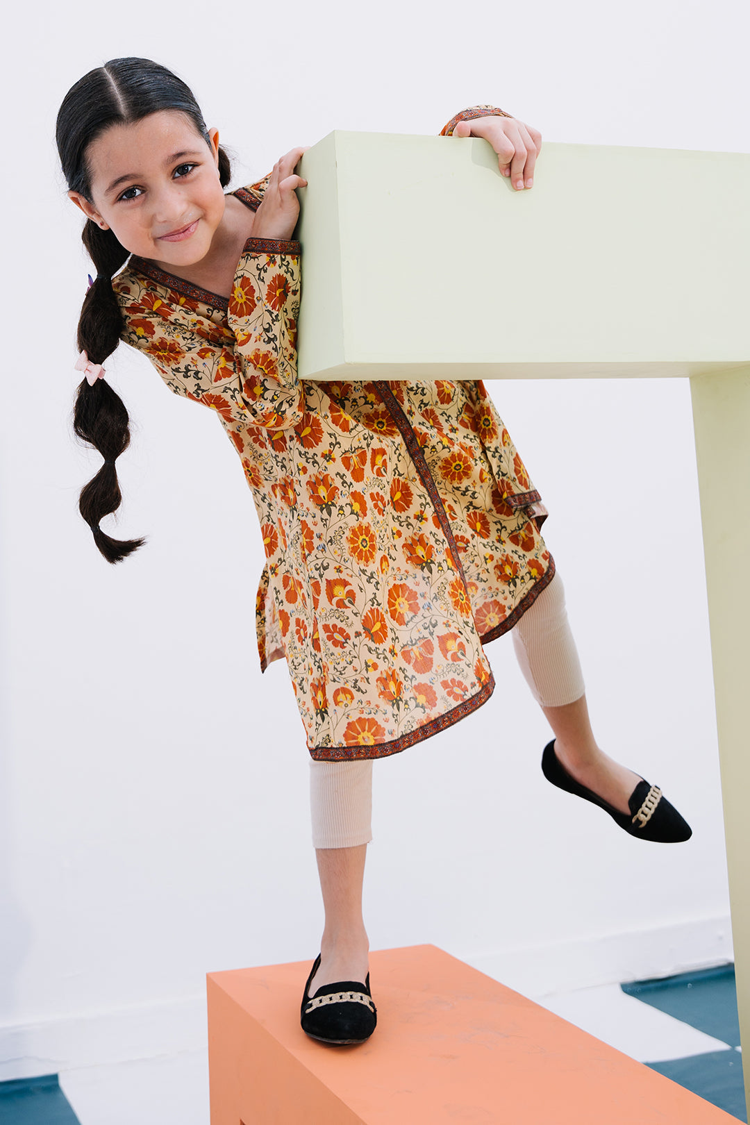 Zellbury Girls | 1 Piece Lawn | Kurta - 1602 -  Zellbury Girls Essential Pret - Original Designer Dress - House of Maryam