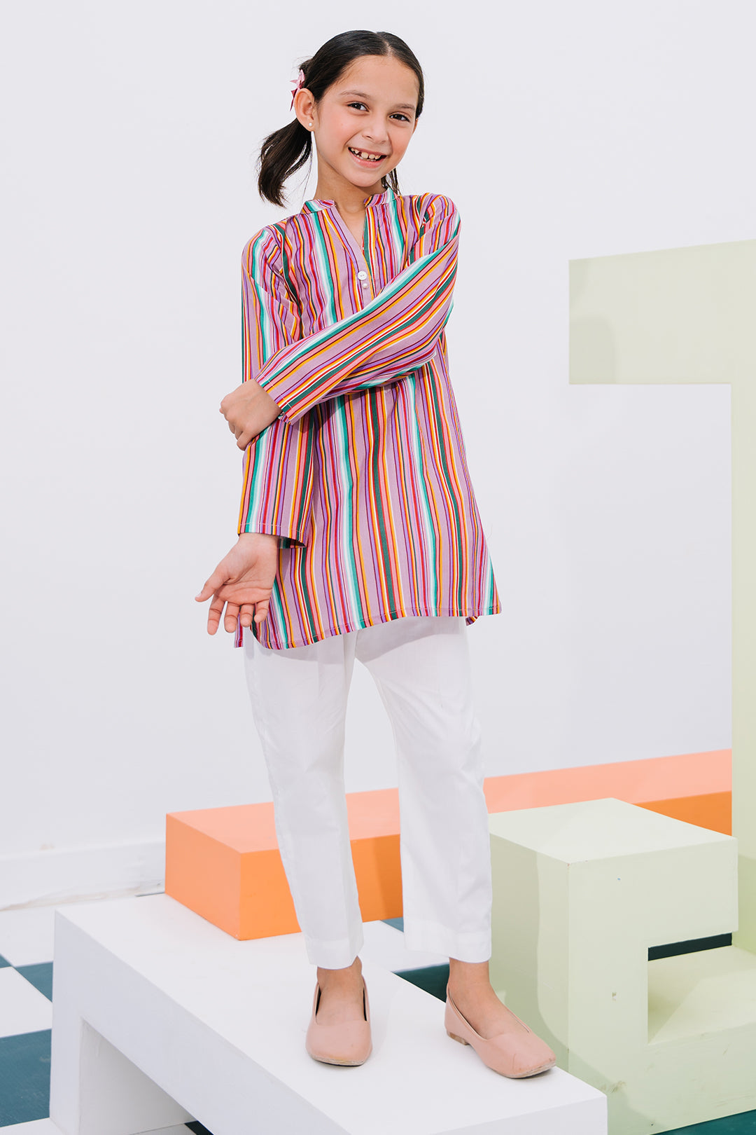 Zellbury Girls | 1 Piece Lawn | Kurta - 1623 -  Zellbury Girls Essential Pret - Original Designer Dress - House of Maryam