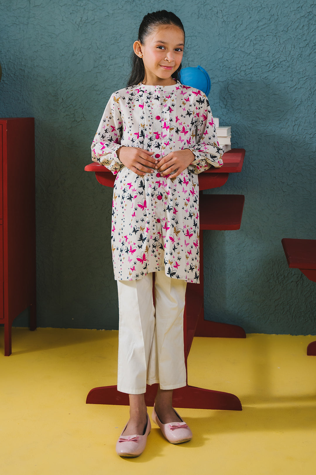 Zellbury Girls | 1 Piece Lawn | Kurta - 1626 -  Zellbury Girls Essential Pret - Original Designer Dress - House of Maryam