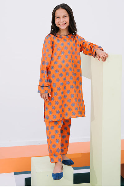 Zellbury Girls | 2 Piece Lawn | Kurta Trouser - 2409 -  Zellbury Girls Essential Pret - Original Designer Dress - House of Maryam