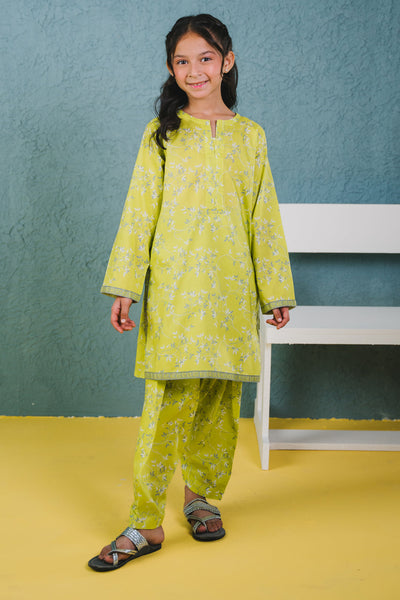 Zellbury Girls | 2 Piece Lawn | Kurta Trouser - 2410 -  Zellbury Girls Essential Pret - Original Designer Dress - House of Maryam