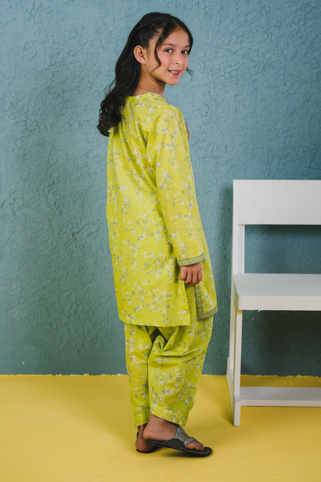 Zellbury Girls | 2 Piece Lawn | Kurta Trouser - 2410 -  Zellbury Girls Essential Pret - Original Designer Dress - House of Maryam