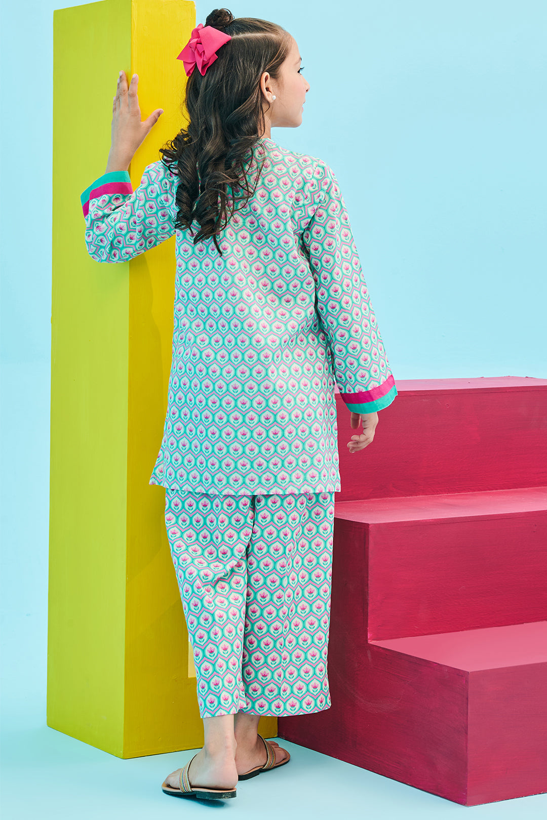 Zellbury Girls | 2 Piece Lawn | Kurta Trouser - 2411 -  Zellbury Girls Essential Pret - Original Designer Dress - House of Maryam