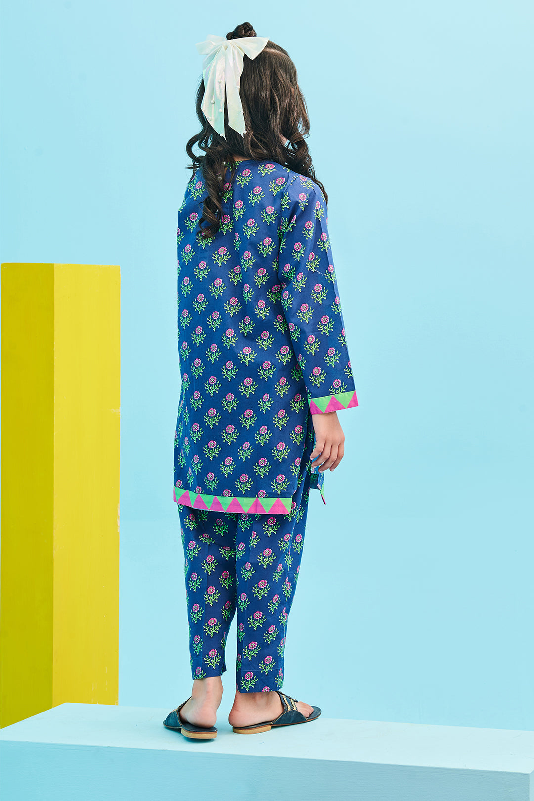 Zellbury Girls | 2 Piece Lawn | Kurta Trouser - 2412 -  Zellbury Girls Essential Pret - Original Designer Dress - House of Maryam
