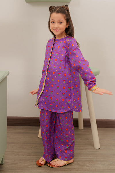 Zellbury Girls | 2 Piece Lawn | Kurta Trouser - 2413 -  Zellbury Girls Essential Pret - Original Designer Dress - House of Maryam