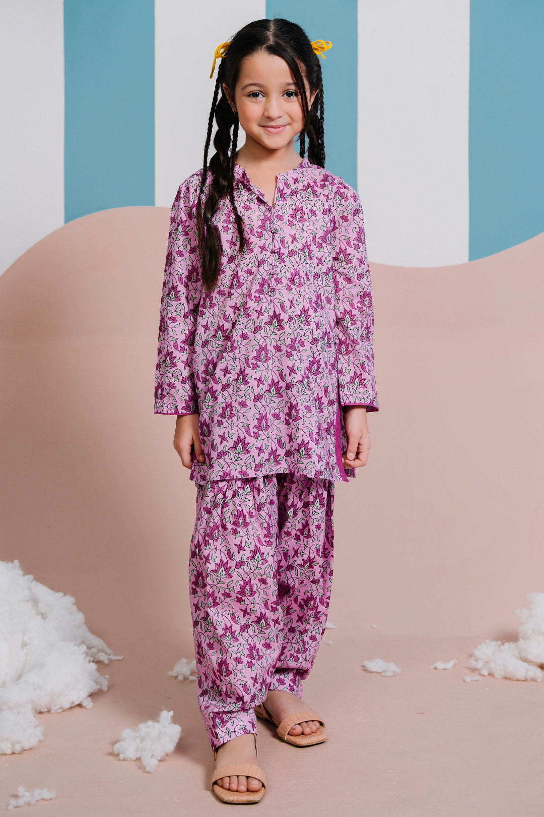 Zellbury Girls | 2 Piece Lawn | Kurta Trouser - 2414 -  Zellbury Girls Essential Pret - Original Designer Dress - House of Maryam