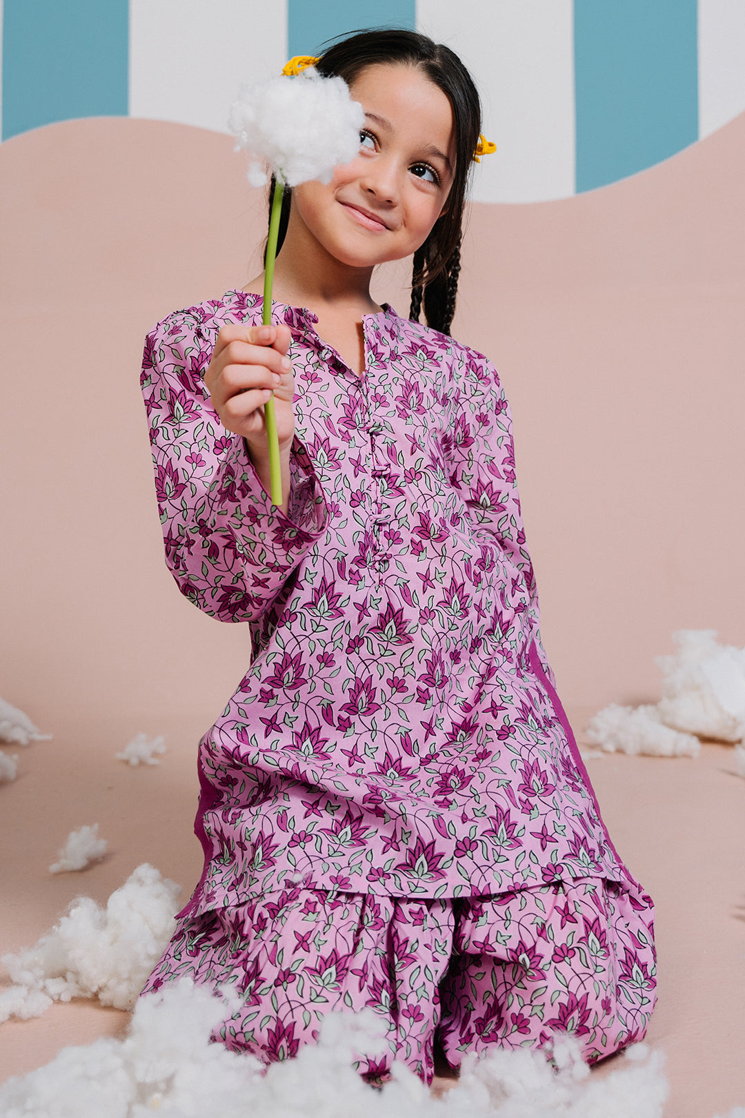 Zellbury Girls | 2 Piece Lawn | Kurta Trouser - 2414 -  Zellbury Girls Essential Pret - Original Designer Dress - House of Maryam