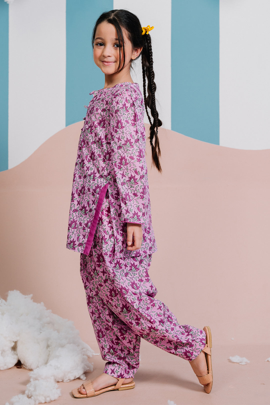 Zellbury Girls | 2 Piece Lawn | Kurta Trouser - 2414 -  Zellbury Girls Essential Pret - Original Designer Dress - House of Maryam