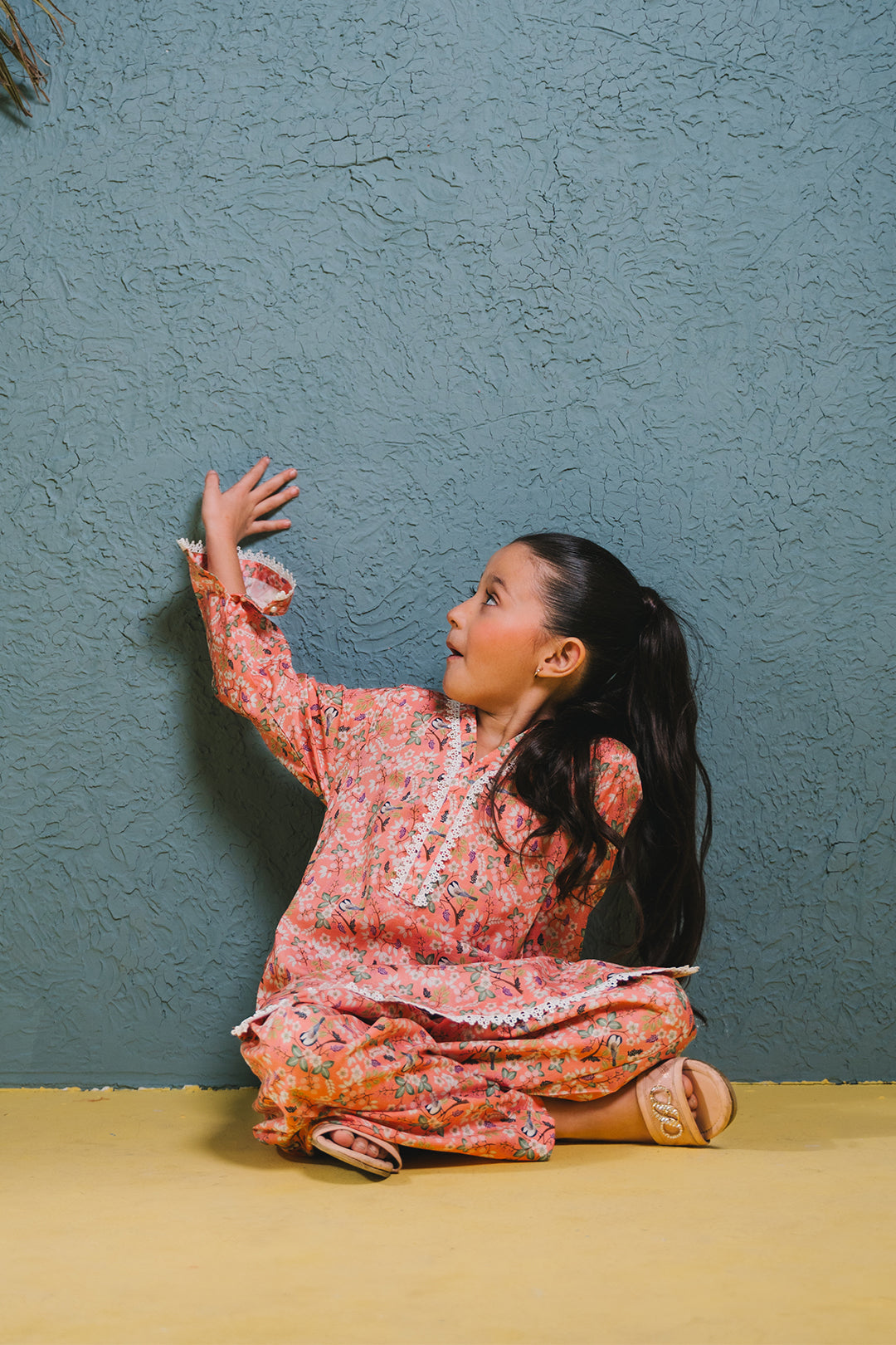 Zellbury Girls | 2 Piece Lawn | Kurta Trouser - 2424 -  Zellbury Girls Essential Pret - Original Designer Dress - House of Maryam