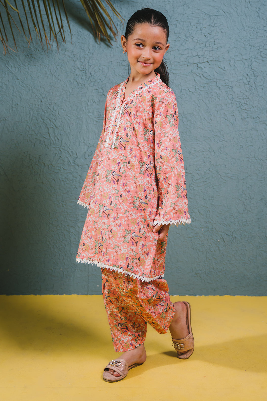 Zellbury Girls | 2 Piece Lawn | Kurta Trouser - 2424 -  Zellbury Girls Essential Pret - Original Designer Dress - House of Maryam