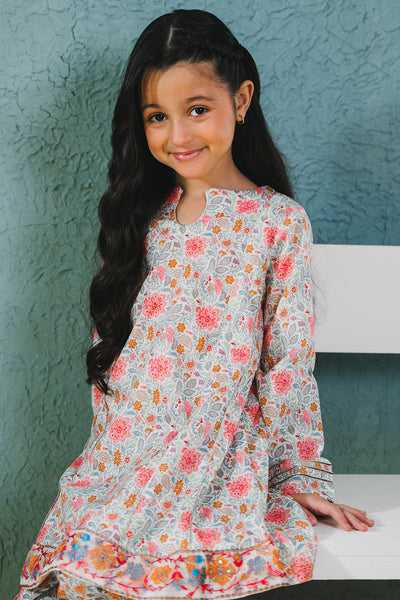 Zellbury Girls | 2 Piece Lawn | Embroidered Kurta Trouser - 2430 -  Zellbury Girls Essential Pret - Original Designer Dress - House of Maryam