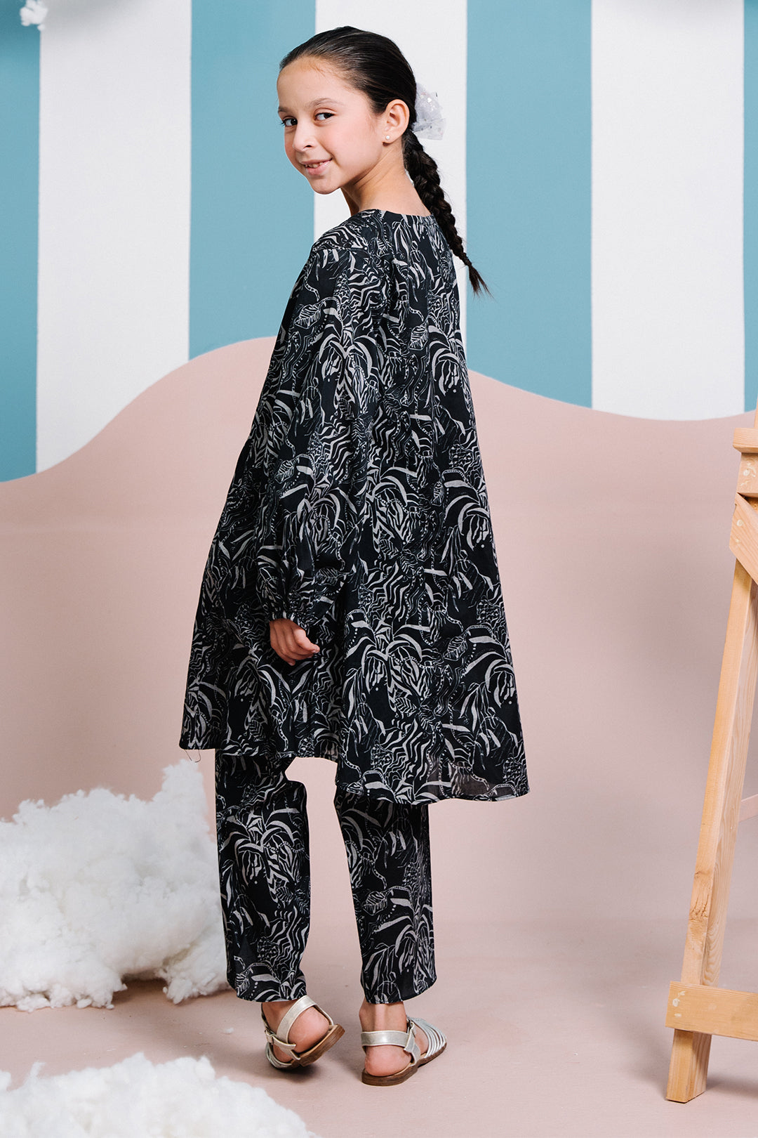 Zellbury Girls | 2 Piece Lawn | Kurta Trouser - 2456 -  Zellbury Girls Essential Pret - Original Designer Dress - House of Maryam
