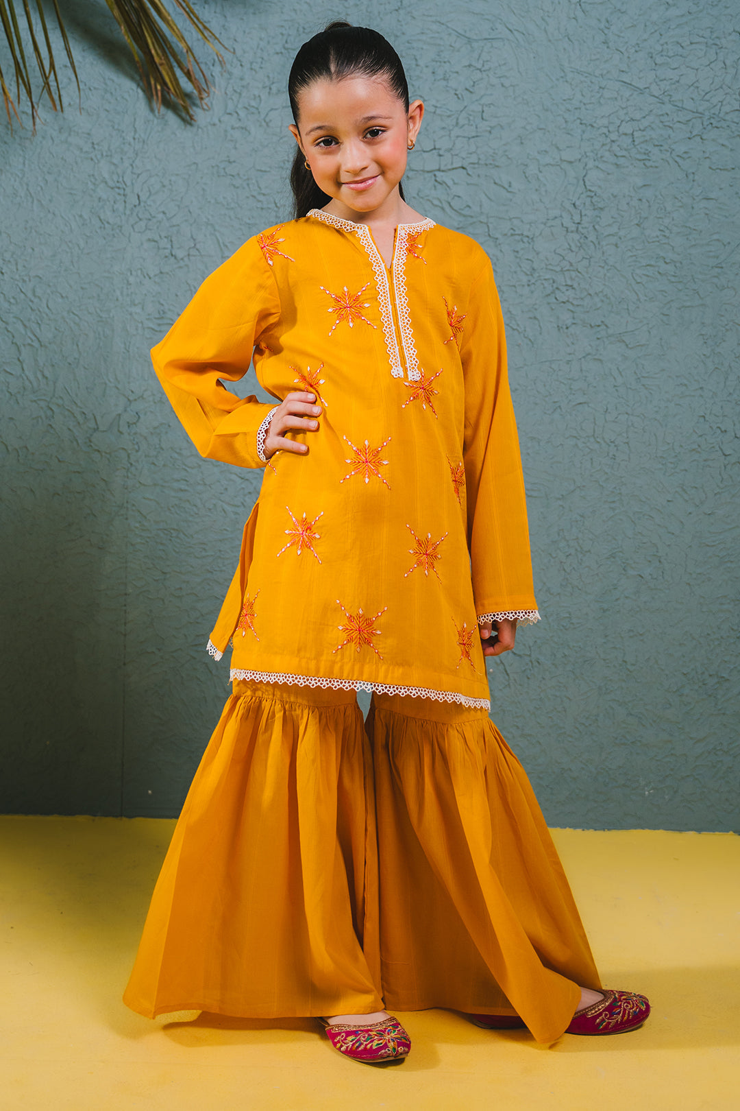 Zellbury Girls | 2 Piece Lawn | Embroidered Kurta Trouser - 2465 -  Zellbury Girls Essential Pret - Original Designer Dress - House of Maryam
