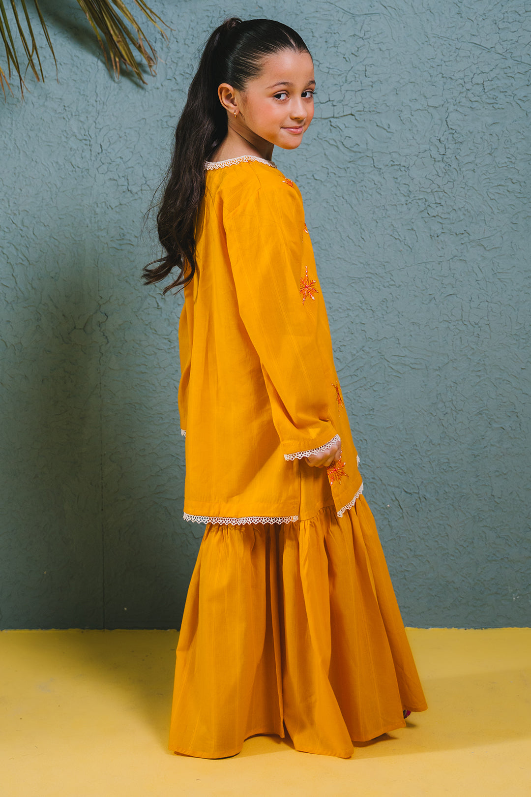 Zellbury Girls | 2 Piece Lawn | Embroidered Kurta Trouser - 2465 -  Zellbury Girls Essential Pret - Original Designer Dress - House of Maryam