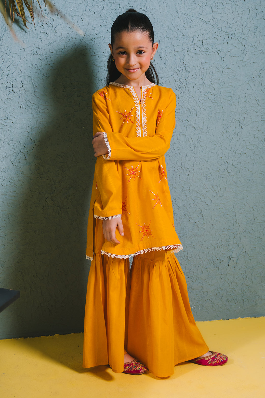 Zellbury Girls | 2 Piece Lawn | Embroidered Kurta Trouser - 2465 -  Zellbury Girls Essential Pret - Original Designer Dress - House of Maryam