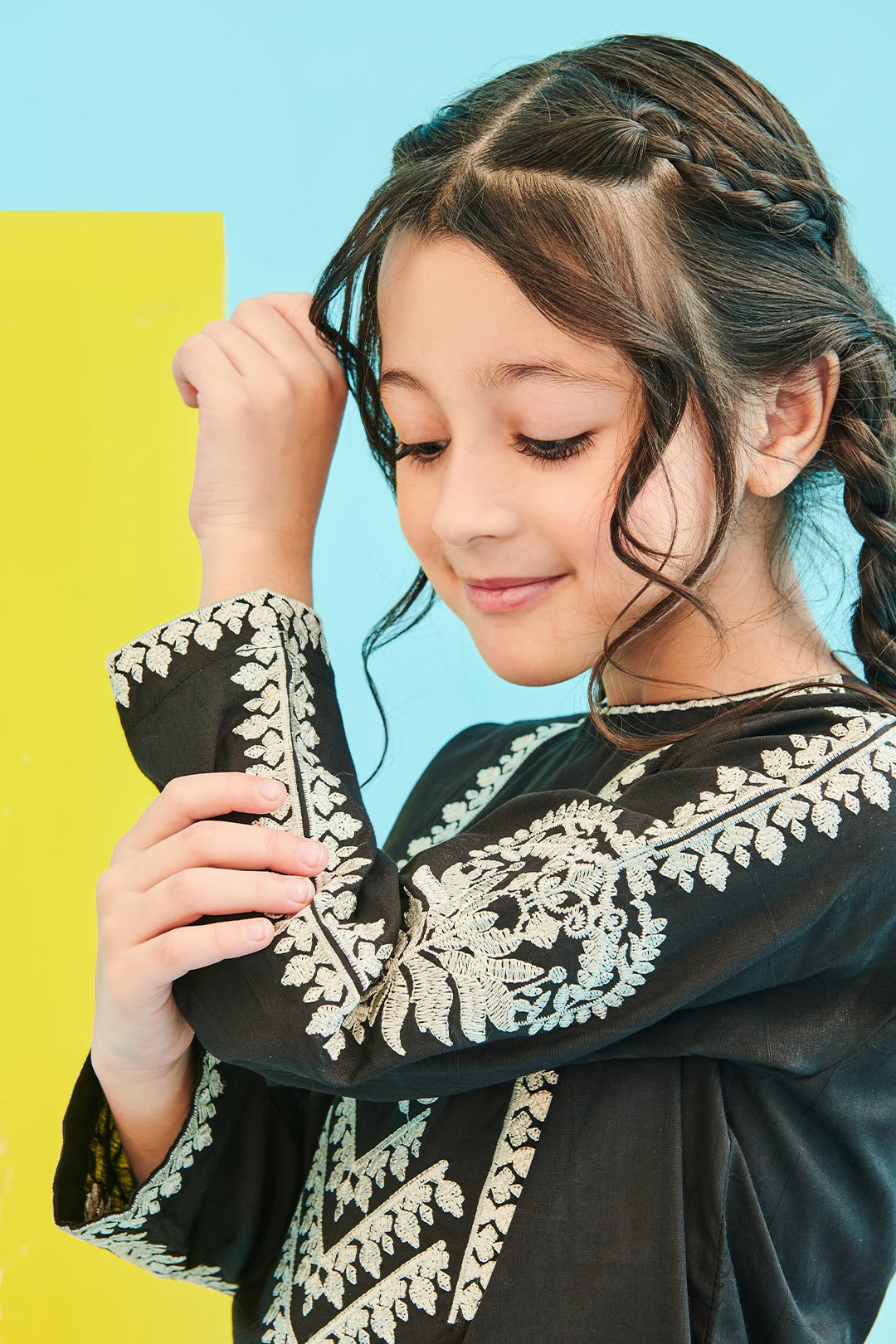 Zellbury Girls | 2 Piece Lawn | Embroidered Kurta Trouser - 2466 -  Zellbury Girls Essential Pret - Original Designer Dress - House of Maryam