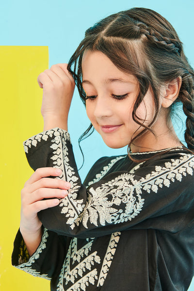Zellbury Girls | 2 Piece Lawn | Embroidered Kurta Trouser - 2466 -  Zellbury Girls Essential Pret - Original Designer Dress - House of Maryam