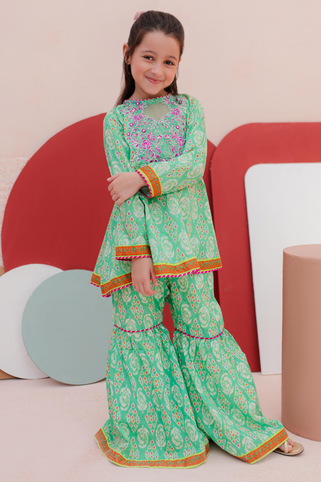 Zellbury Girls | 2 Piece Lawn | Embroidered Kurta Trouser - 2469 -  Zellbury Girls Essential Pret - Original Designer Dress - House of Maryam