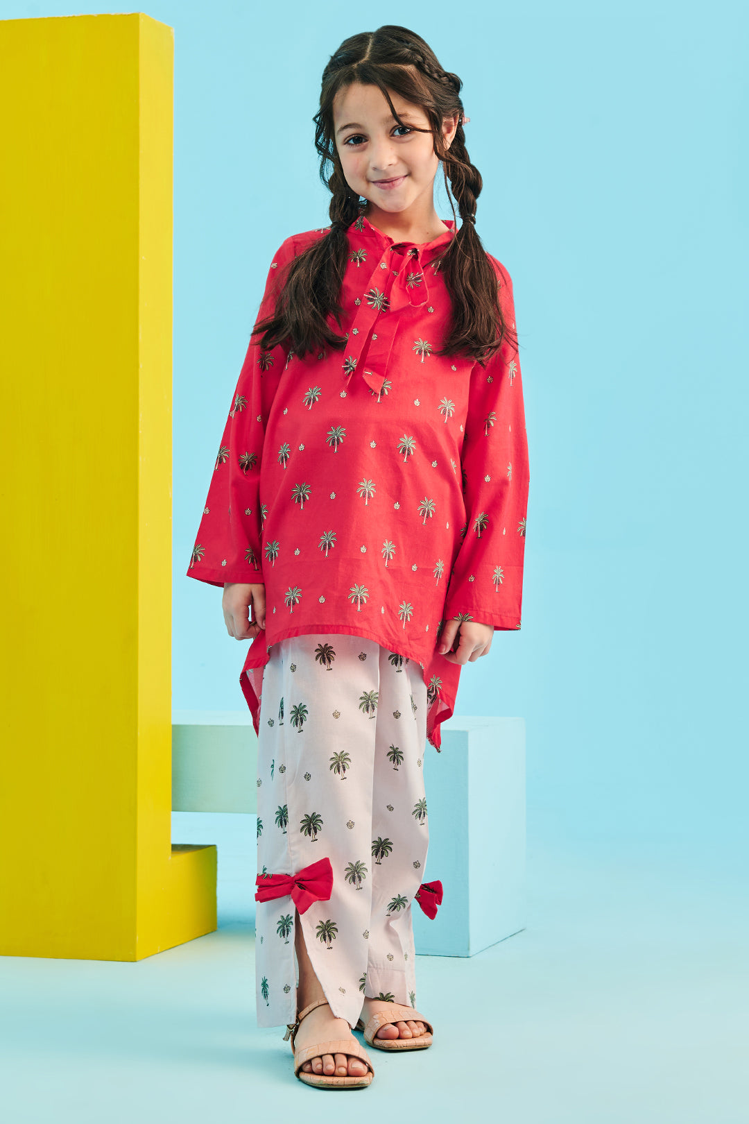 Zellbury Girls | 2 Piece Lawn | Kurta Trouser - 2628 -  Zellbury Girls Essential Pret - Original Designer Dress - House of Maryam