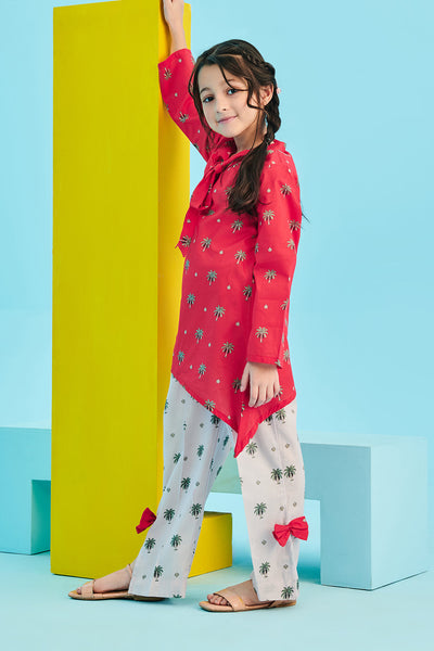 Zellbury Girls | 2 Piece Lawn | Kurta Trouser - 2628 -  Zellbury Girls Essential Pret - Original Designer Dress - House of Maryam