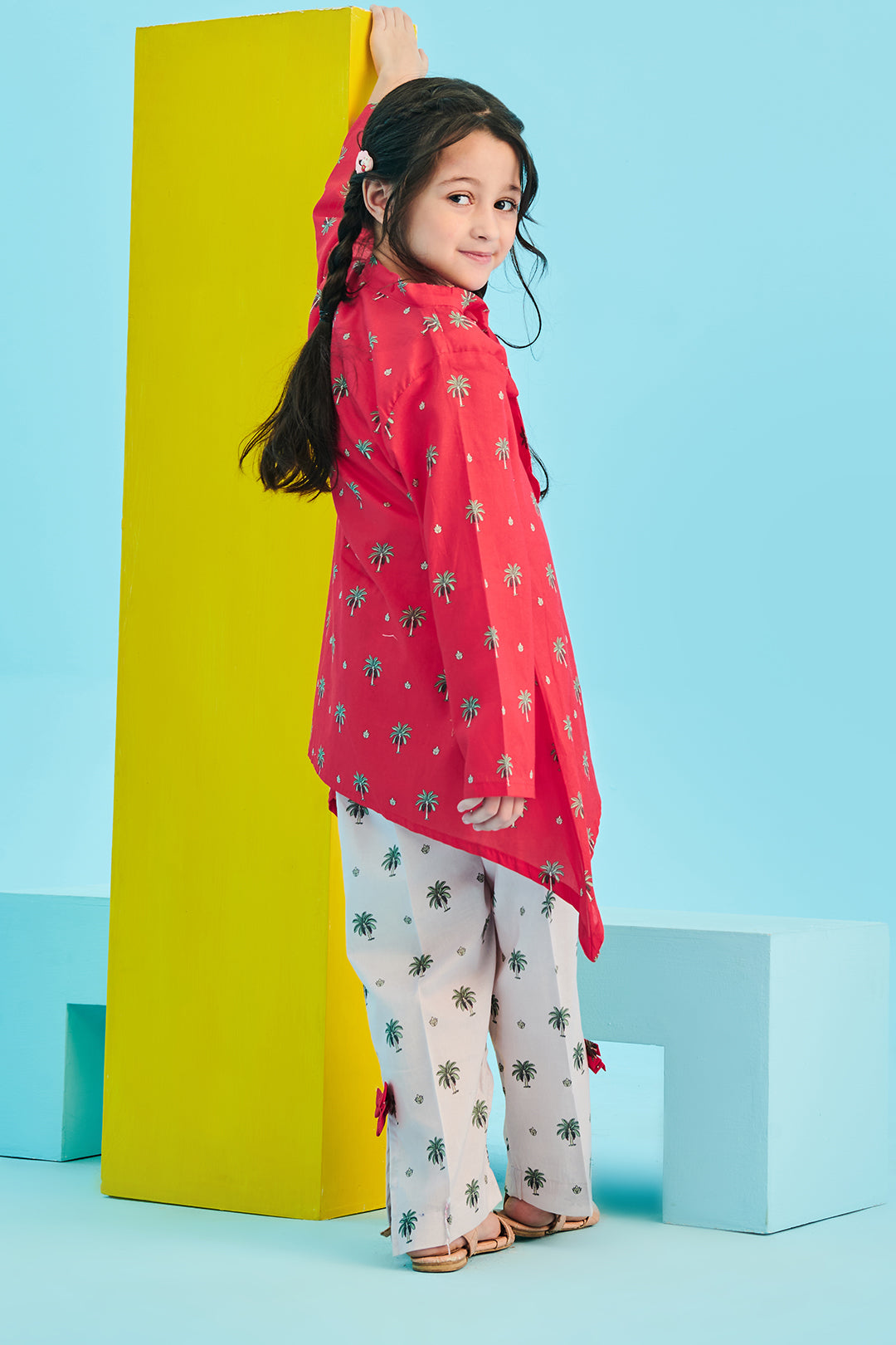 Zellbury Girls | 2 Piece Lawn | Kurta Trouser - 2628 -  Zellbury Girls Essential Pret - Original Designer Dress - House of Maryam
