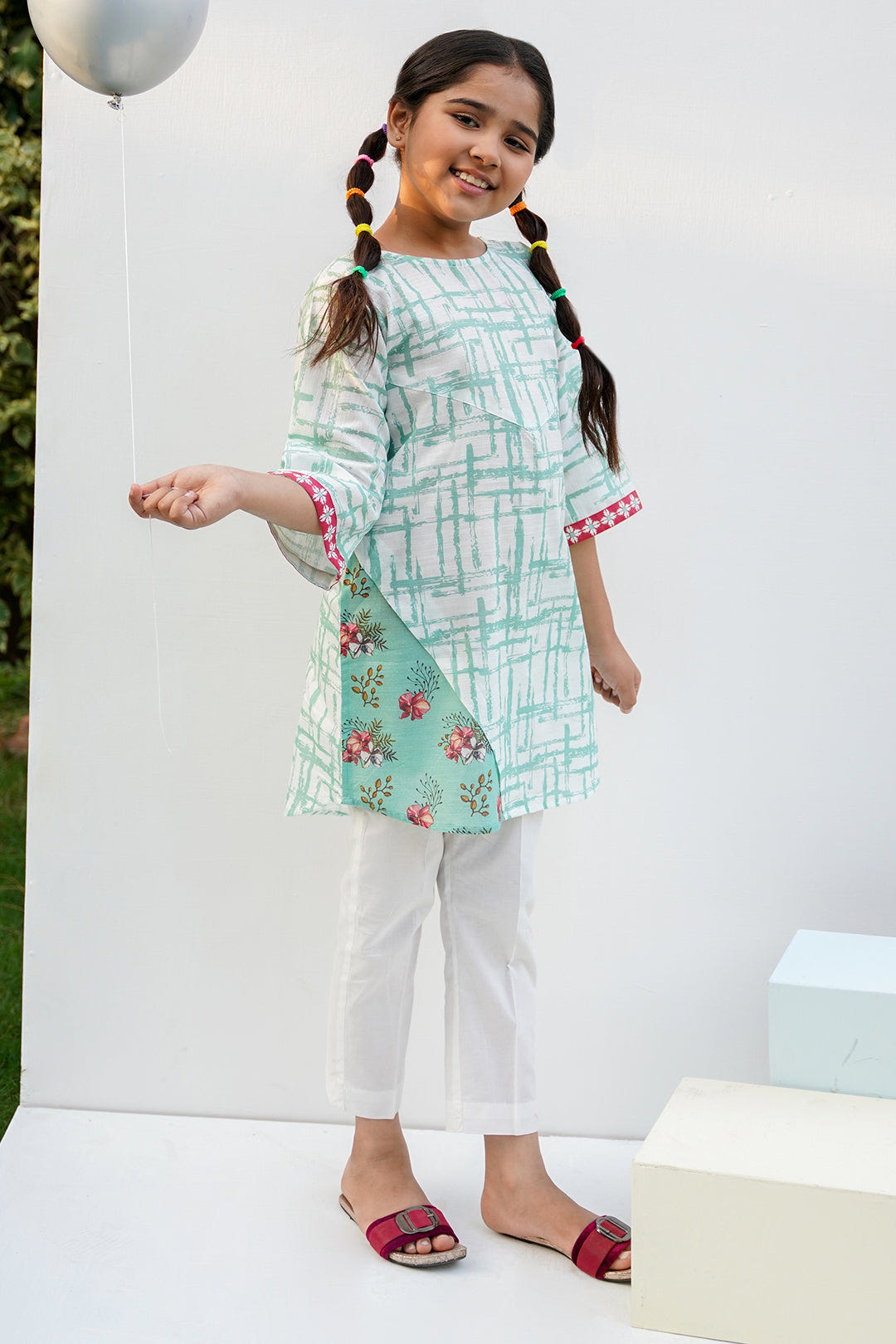 Zellbury Girls | 1 Piece Khaddar | Kurta - 0019 -  Zellbury Girls Essential Pret - Original Designer Dress - House of Maryam