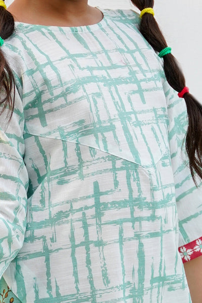 Zellbury Girls | 1 Piece Khaddar | Kurta - 0019 -  Zellbury Girls Essential Pret - Original Designer Dress - House of Maryam