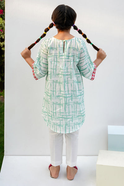 Zellbury Girls | 1 Piece Khaddar | Kurta - 0019 -  Zellbury Girls Essential Pret - Original Designer Dress - House of Maryam