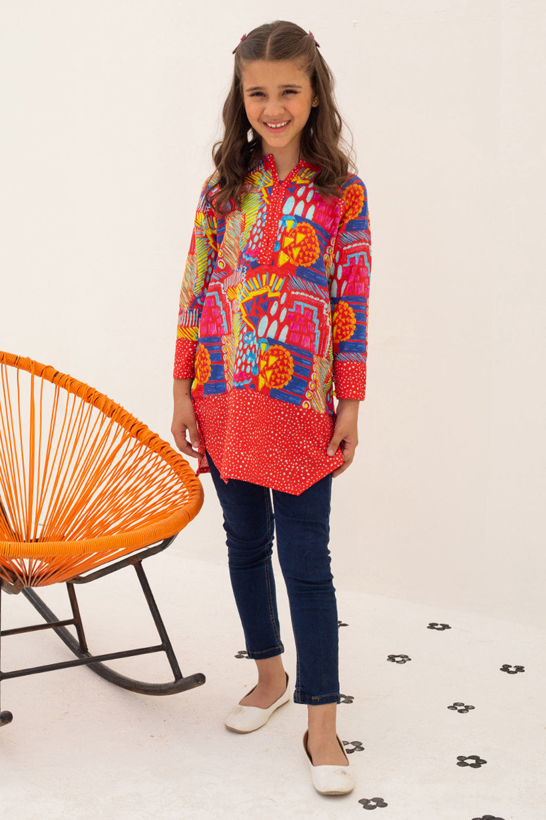Zellbury Girls | 1 Piece Khaddar | Kurta - 1197 -  Zellbury Girls Essential Pret - Original Designer Dress - House of Maryam