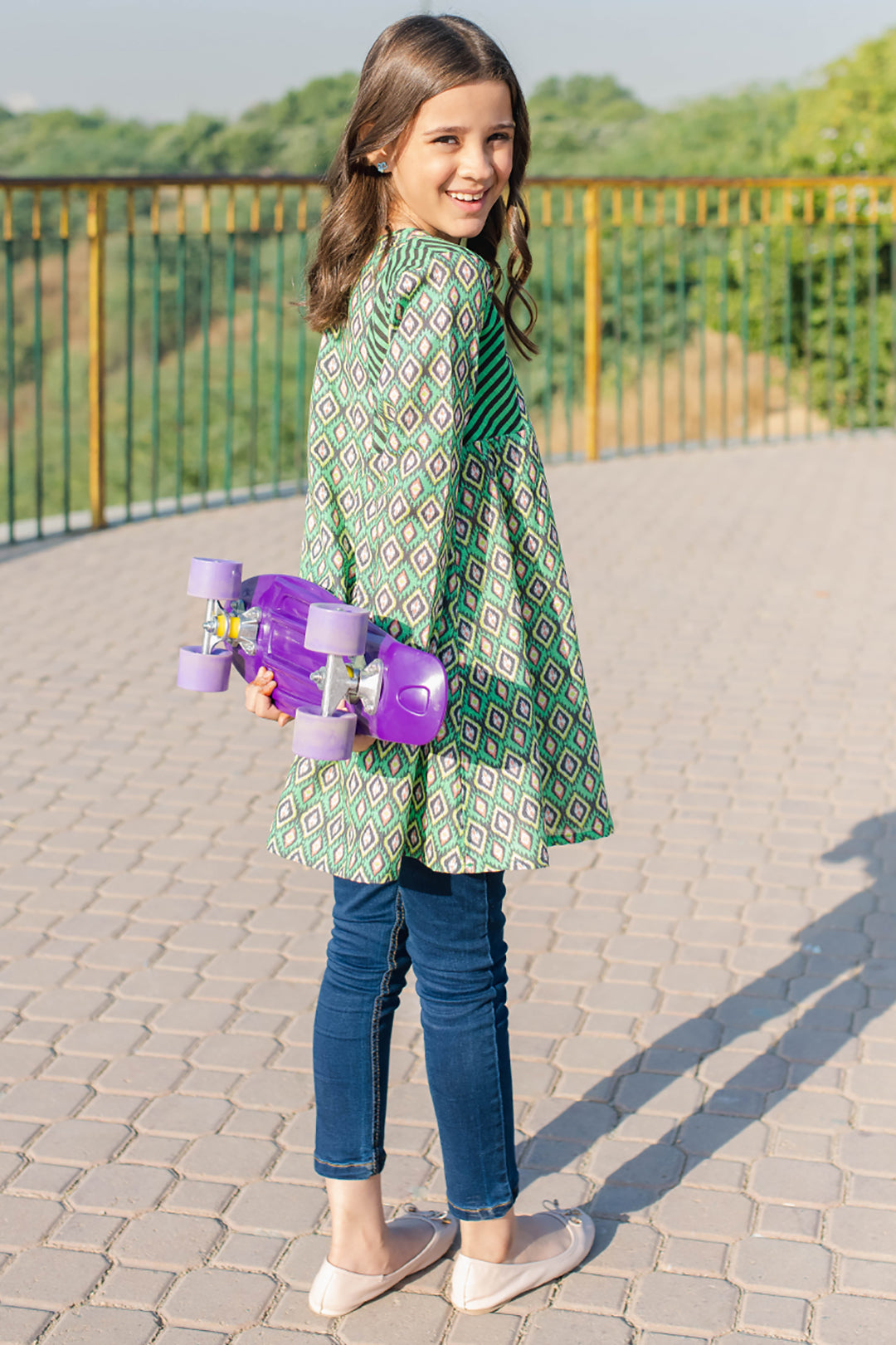 Zellbury Girls | 1 Piece Khaddar | Kurta - 1224 -  Zellbury Girls Essential Pret - Original Designer Dress - House of Maryam