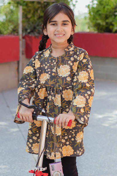 Zellbury Girls | 1 Piece Khaddar | Kurta - 1225 -  Zellbury Girls Essential Pret - Original Designer Dress - House of Maryam