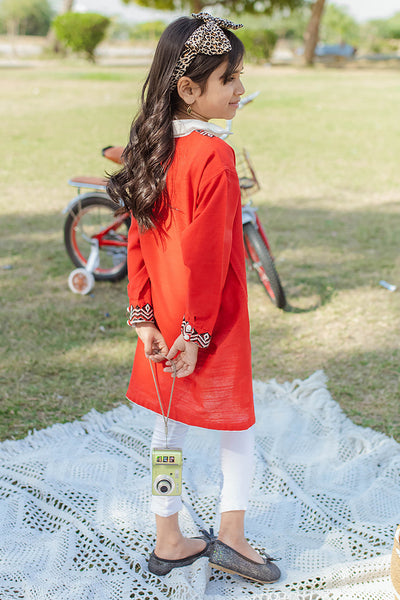 Zellbury Girls | 1 Piece Khaddar | Kurta - 1244 -  Zellbury Girls Essential Pret - Original Designer Dress - House of Maryam
