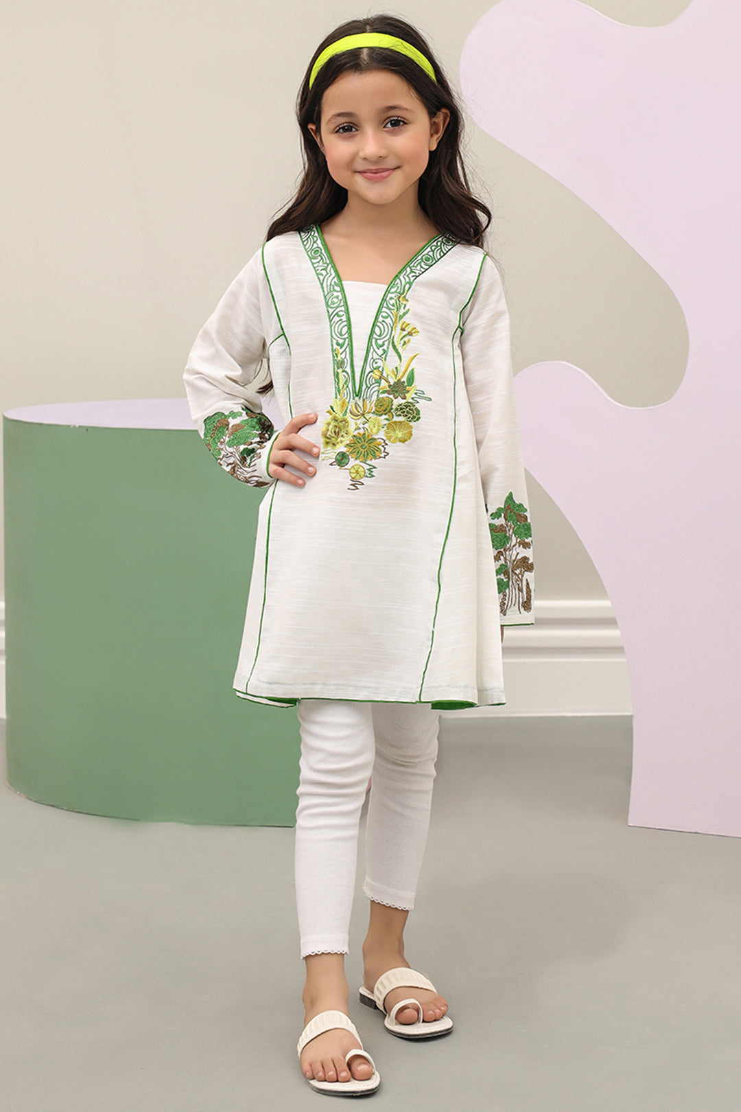 Zellbury Girls | 1 Piece Khaddar | Kurta - 1247 -  Zellbury Girls Essential Pret - Original Designer Dress - House of Maryam