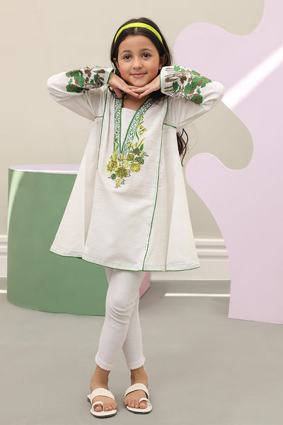 Zellbury Girls | 1 Piece Khaddar | Kurta - 1247 -  Zellbury Girls Essential Pret - Original Designer Dress - House of Maryam